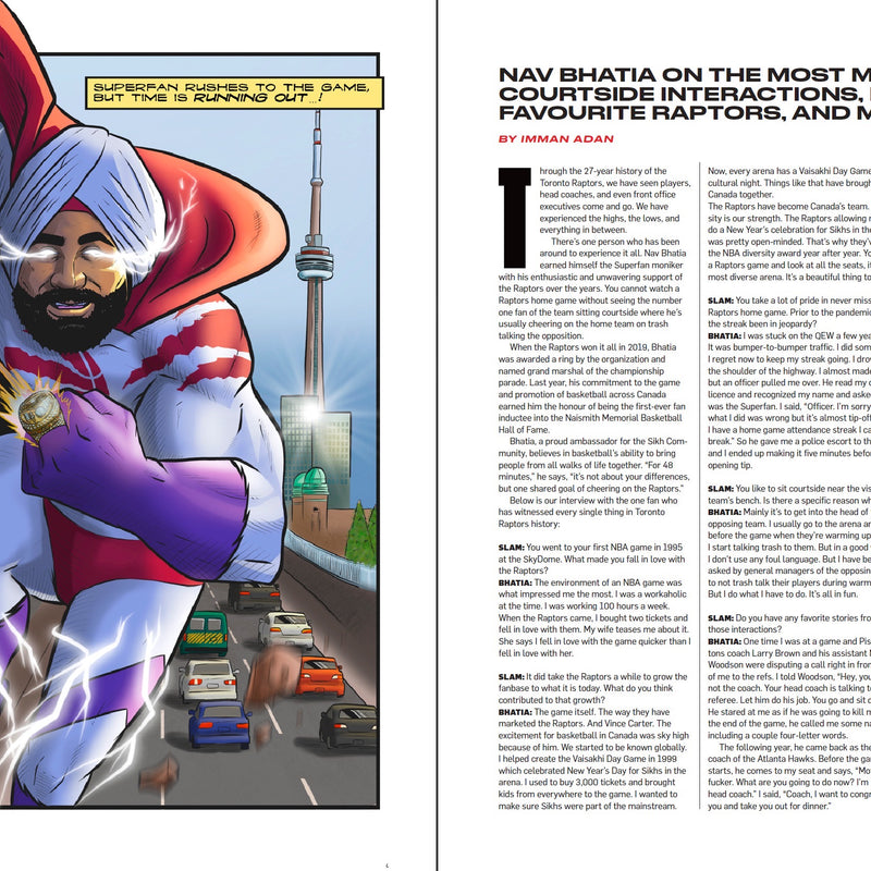 Casey Bannerman artwork featured in SLAM Canada Magazine