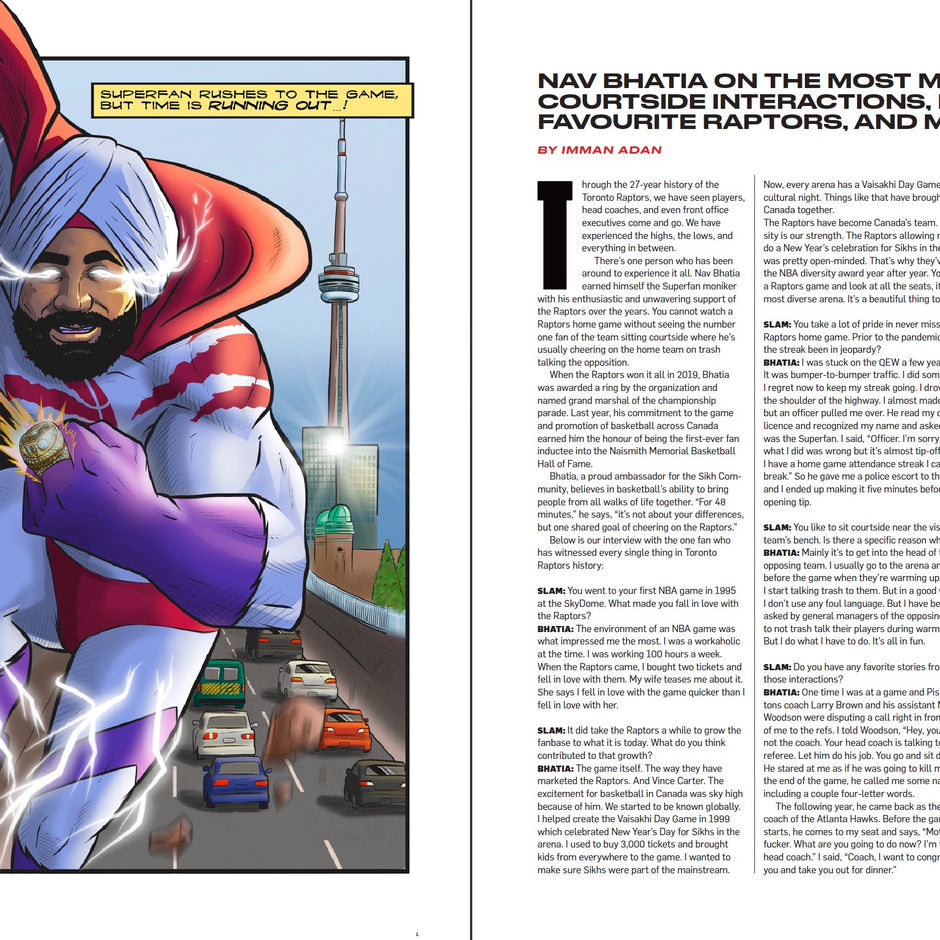 Casey Bannerman artwork featured in SLAM Canada Magazine