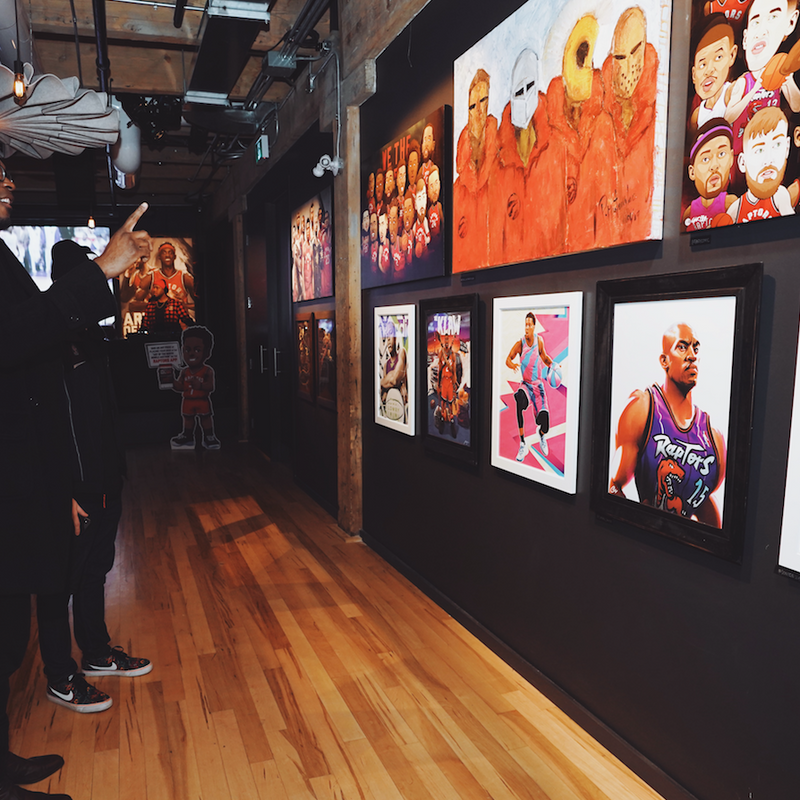 Sportsnet | ‘Art of the North’ exhibit puts Raptors global fan art on display