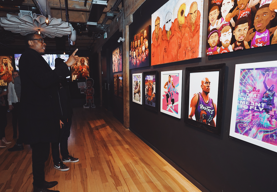 Sportsnet | ‘Art of the North’ exhibit puts Raptors global fan art on display
