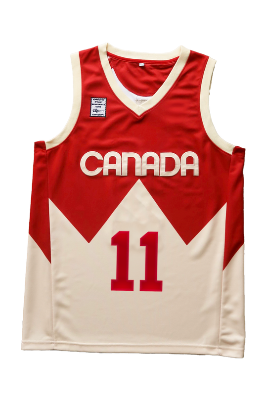 Achonwa Canada Vintage Stitched Jersey Red