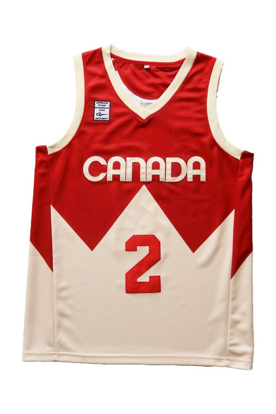 Gilgeous-Alexander Canada Vintage Stitched Jersey Red