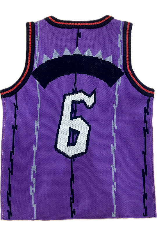 Knit Wool Toronto Basketball Jersey