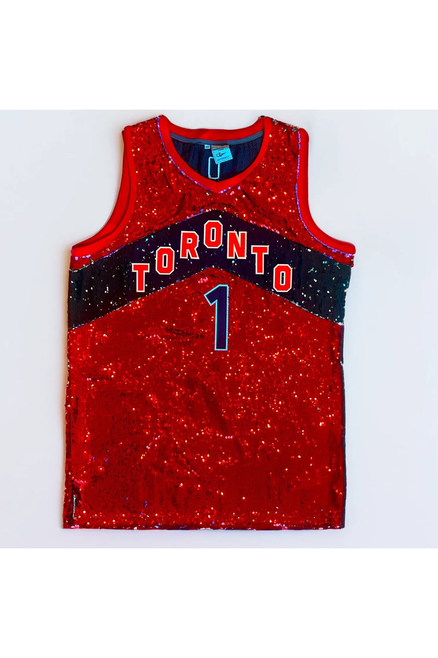 Sequin store bulls jersey
