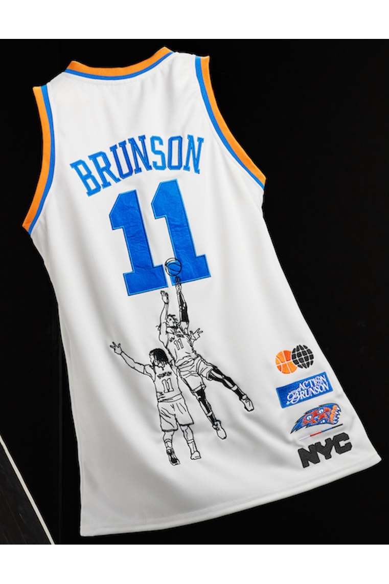 Jalen Brunson The Garden Art Jersey