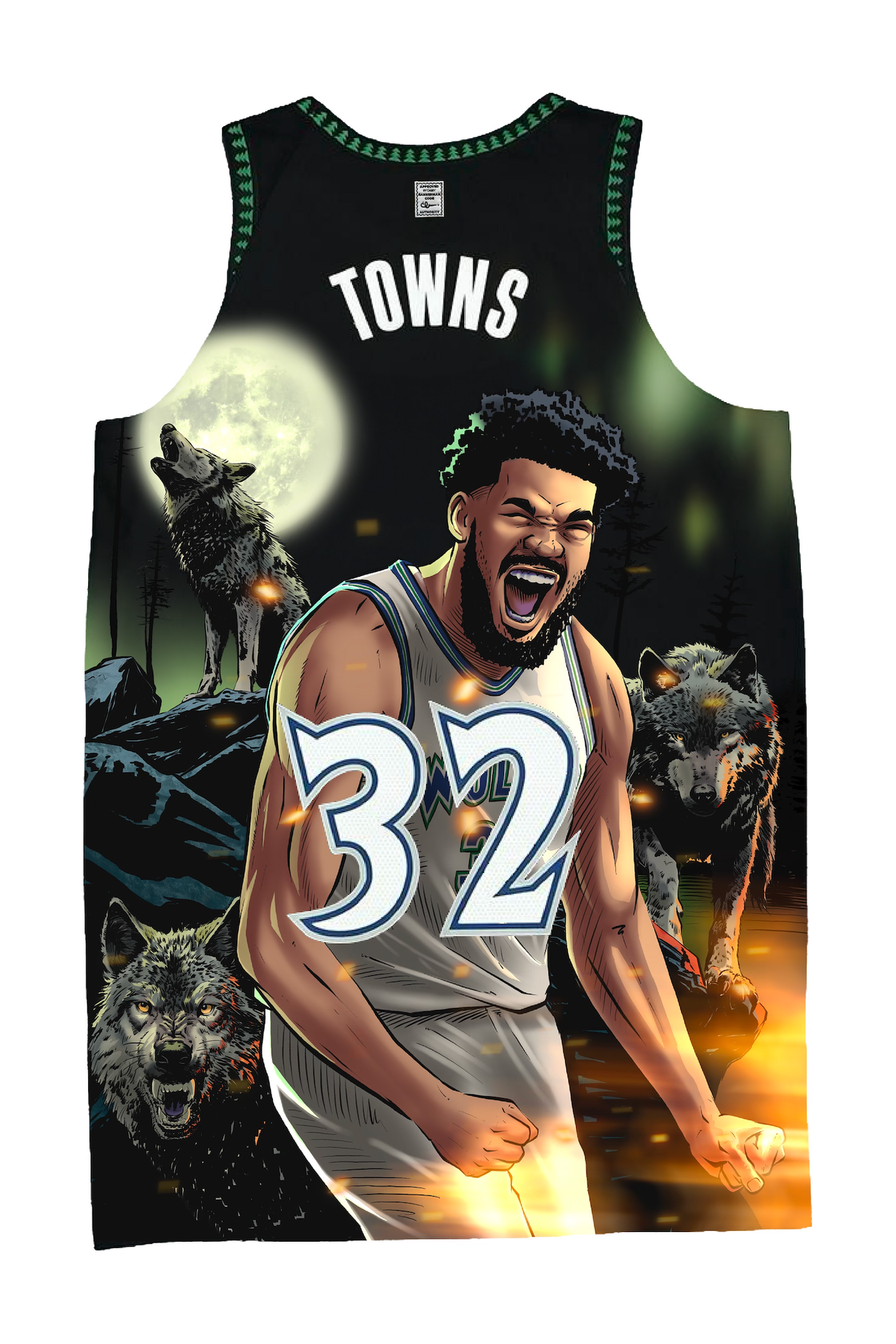 Karl-Anthony Towns Art Jersey