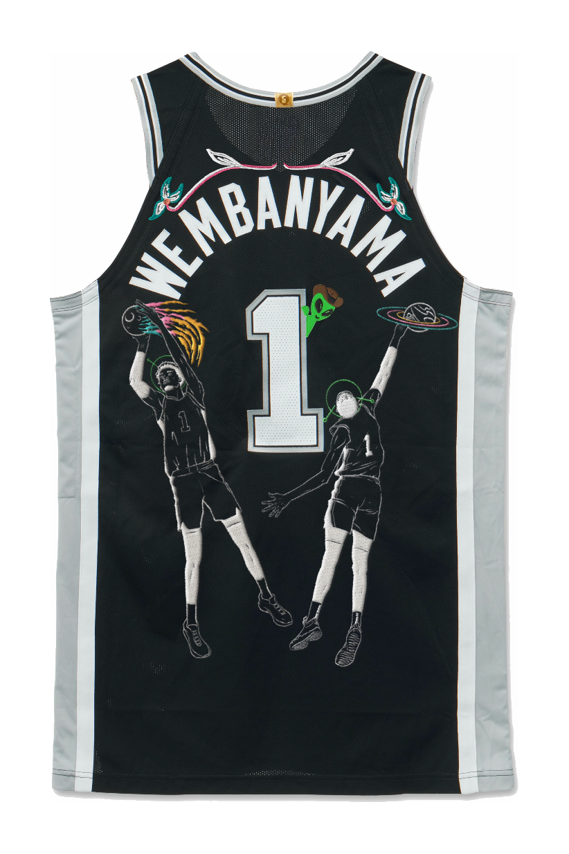 Wembanyama Roswell Embroidered Alien Jersey