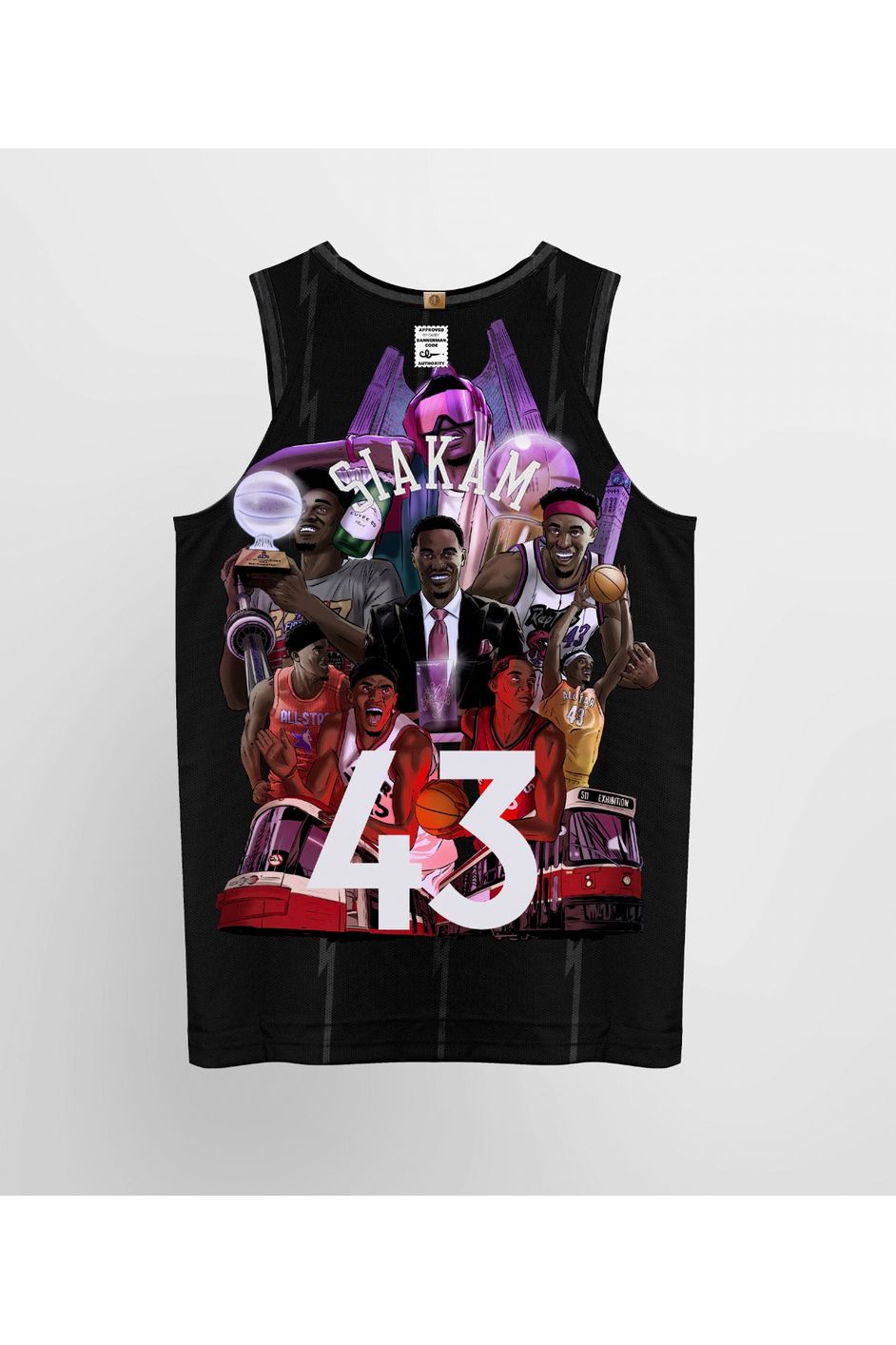 Toronto 43ver Siakam Art Jersey