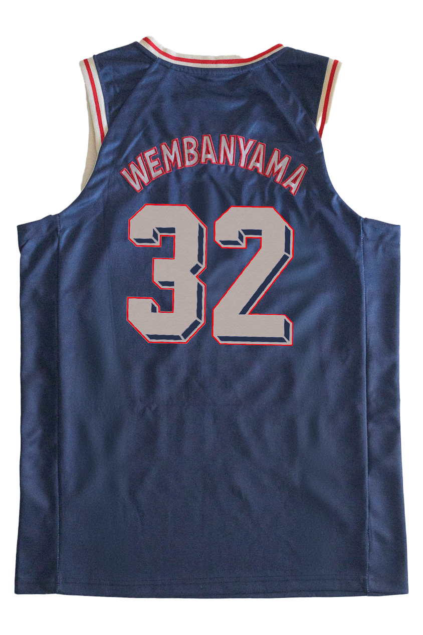 Wembanyama France Vintage Stitched Jersey