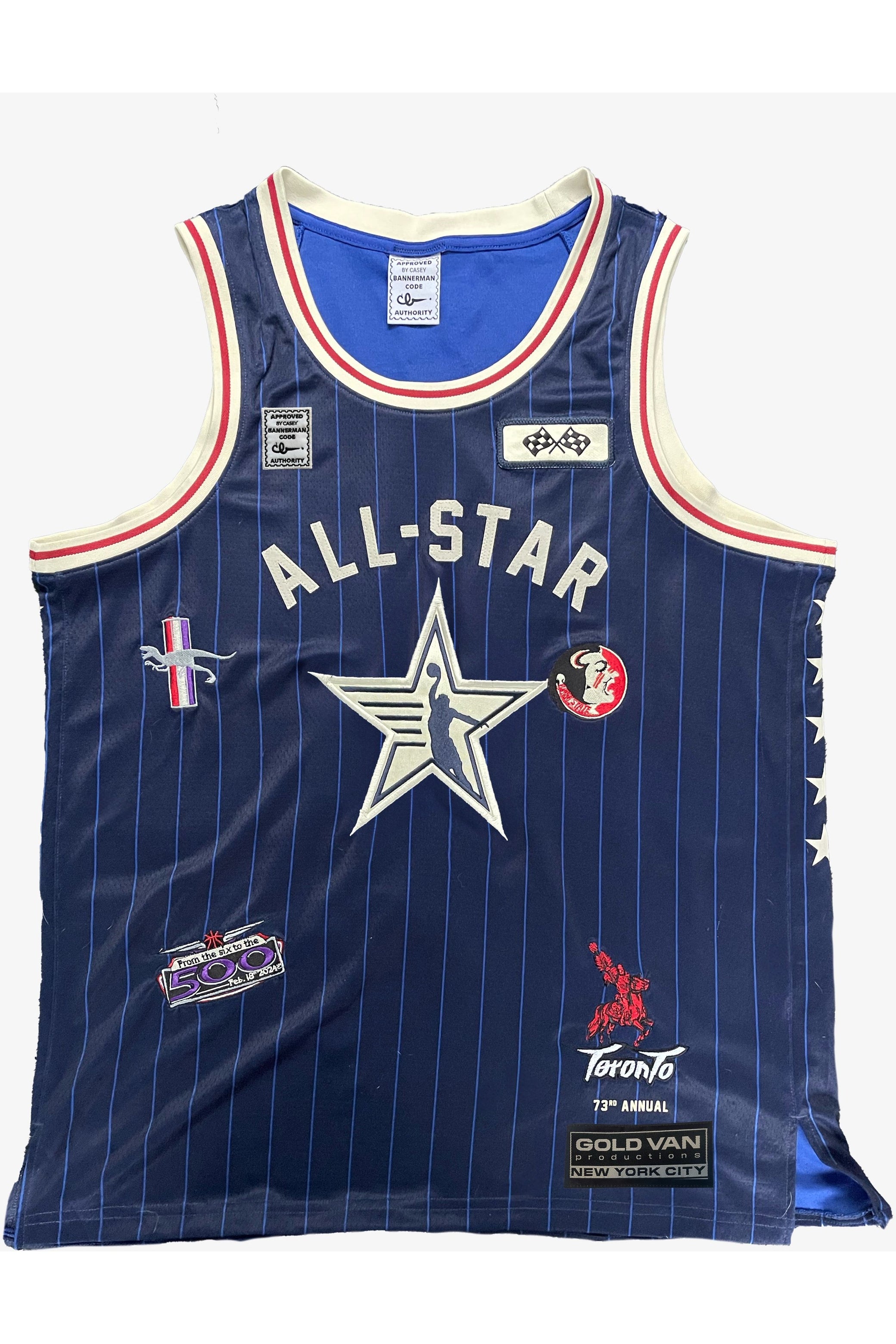 Embroidered Scottie Barnes All-Star Jersey Casey Bannerman Designs